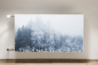 Heizkörperverkleidung magnetisch Winterbäume