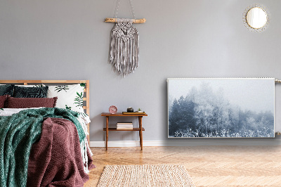 Heizkörperverkleidung magnetisch Winterbäume