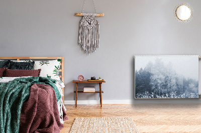 Heizkörperverkleidung magnetisch Winterbäume