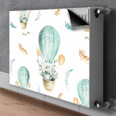 Heizkörperverkleidung magnet Kaninchen in einem ballon