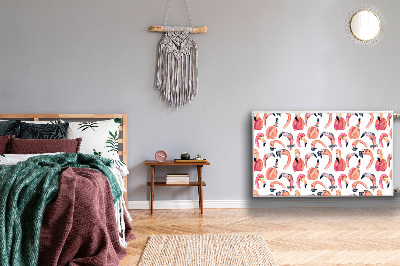 Magnet Heizkörperverkleidung Verrückte flamingos