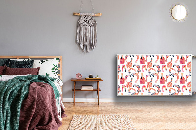 Magnet Heizkörperverkleidung Verrückte flamingos