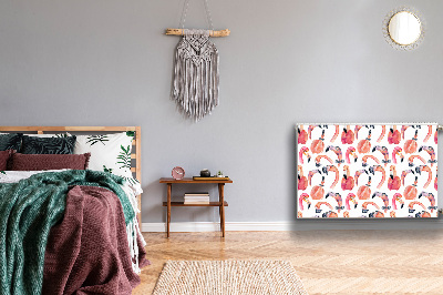 Magnet Heizkörperverkleidung Verrückte flamingos