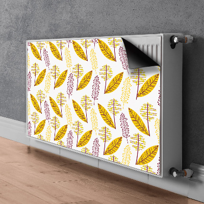 Heizkörperverkleidung magnet Herbstblätter