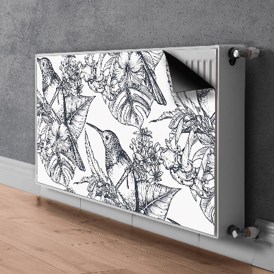 Magnet Heizkörperverkleidung Gezogene vögel