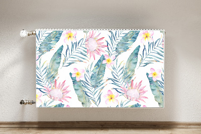 Heizkörperverkleidung magnet Hellrosa blumen