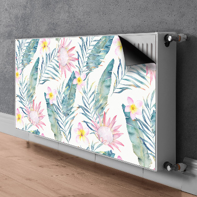 Heizkörperverkleidung magnet Hellrosa blumen