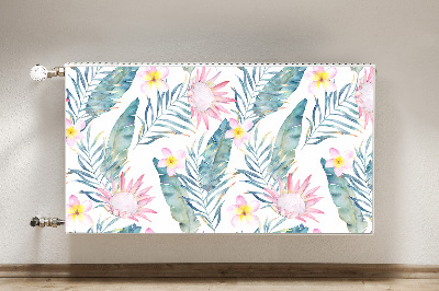 Heizkörperverkleidung magnet Hellrosa blumen
