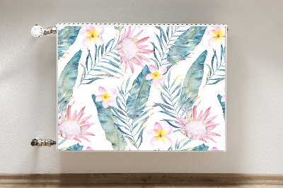 Heizkörperverkleidung magnet Hellrosa blumen