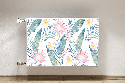 Heizkörperverkleidung magnet Hellrosa blumen