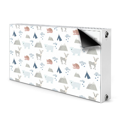 Heizkörperverkleidung magnet Waldtiere