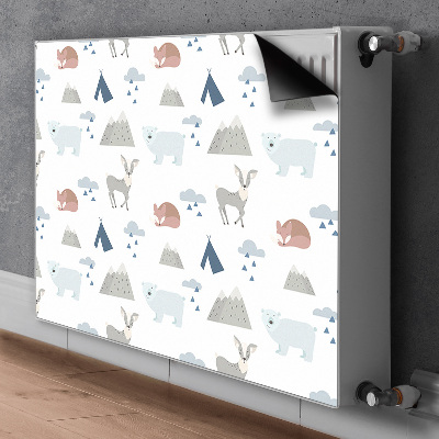 Heizkörperverkleidung magnet Waldtiere