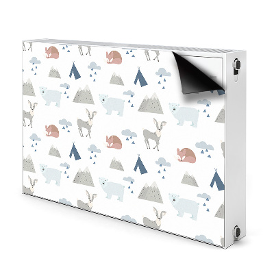 Heizkörperverkleidung magnet Waldtiere
