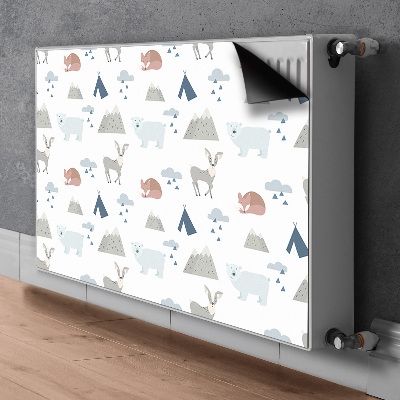 Heizkörperverkleidung magnet Waldtiere