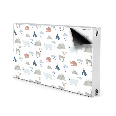 Heizkörperverkleidung magnet Waldtiere