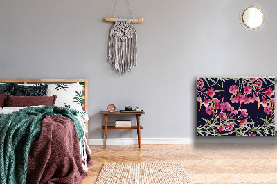 Magnet Heizkörperverkleidung Aquarellblüten