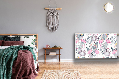 Heizkörperverkleidung magnetisch Flamingos