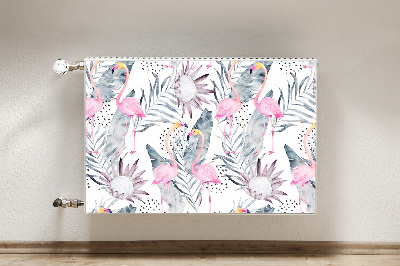 Heizkörperverkleidung magnetisch Flamingos