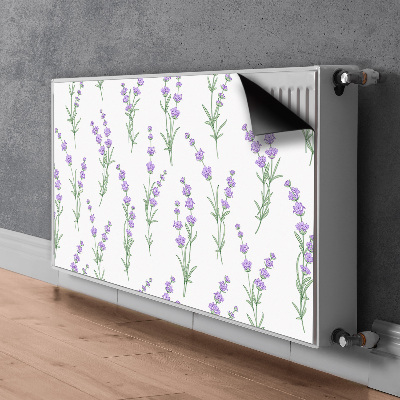 Heizkörperverkleidung magnet Lavendelblumen