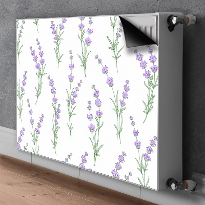 Heizkörperverkleidung magnet Lavendelblumen