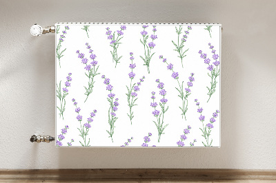Heizkörperverkleidung magnet Lavendelblumen