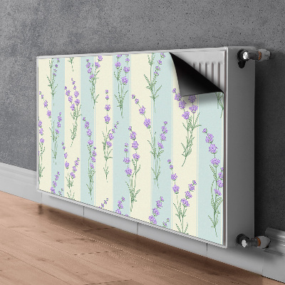 Heizkörperverkleidung magnet Lavendelblumen