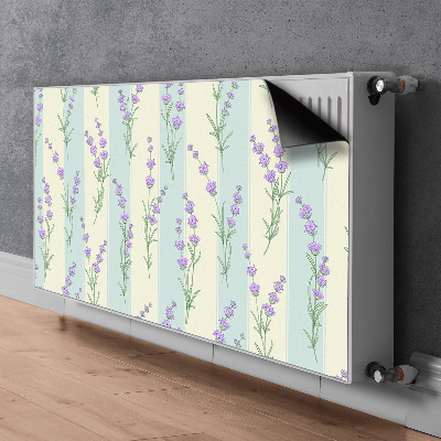 Heizkörperverkleidung magnet Lavendelblumen