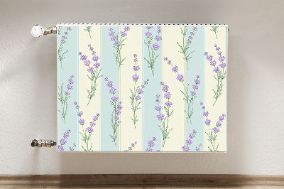 Heizkörperverkleidung magnet Lavendelblumen