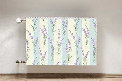 Heizkörperverkleidung magnet Lavendelblumen