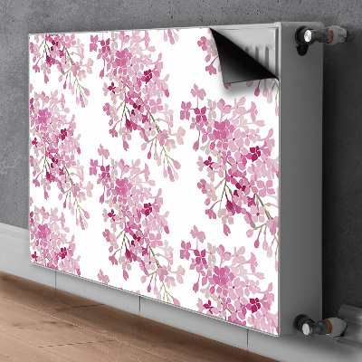 Magnet Heizkörperverkleidung Pinke blumen