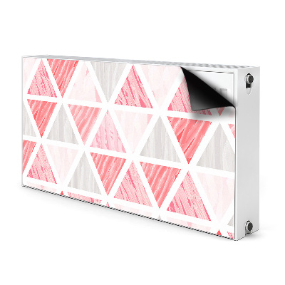Magnet Heizkörperverkleidung Rosa dreiecke
