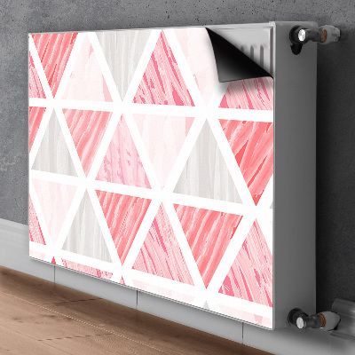 Magnet Heizkörperverkleidung Rosa dreiecke