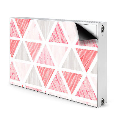 Magnet Heizkörperverkleidung Rosa dreiecke