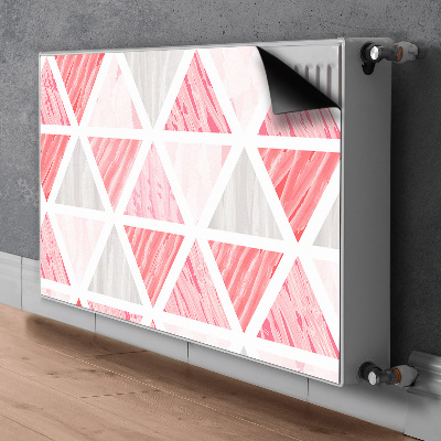 Magnet Heizkörperverkleidung Rosa dreiecke