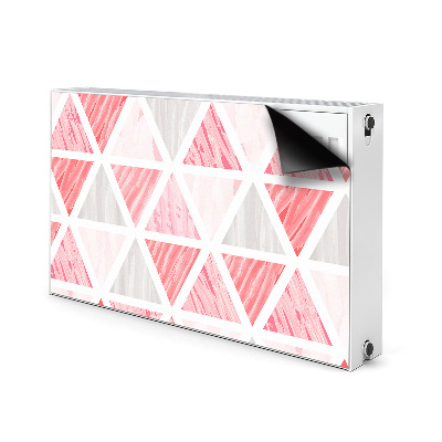 Magnet Heizkörperverkleidung Rosa dreiecke