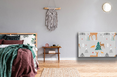 Heizkörperverkleidung magnetisch Waldtiere