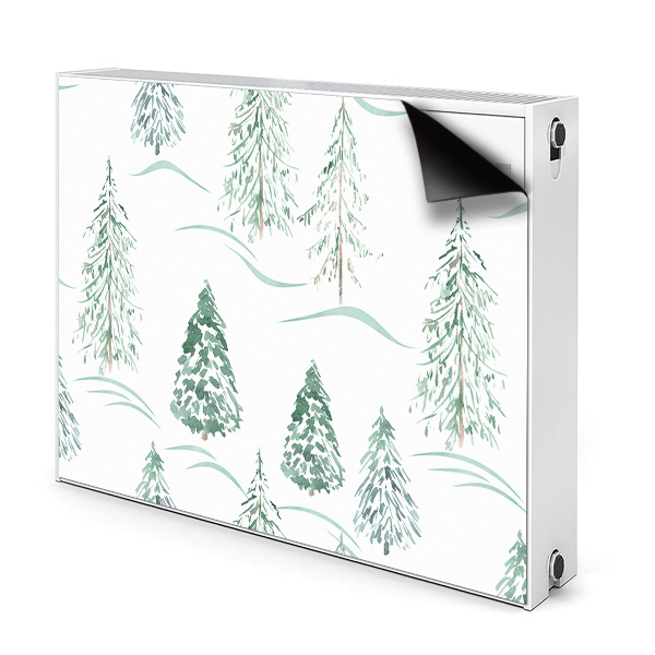Heizkörperverkleidung magnetisch Winter weihnachtsbaum