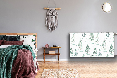 Heizkörperverkleidung magnetisch Winter weihnachtsbaum
