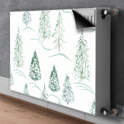 Heizkörperverkleidung magnetisch Winter weihnachtsbaum