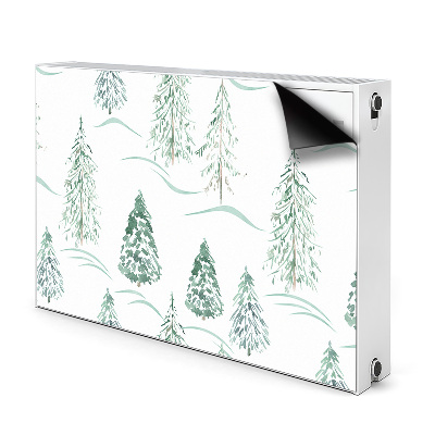 Heizkörperverkleidung magnetisch Winter weihnachtsbaum