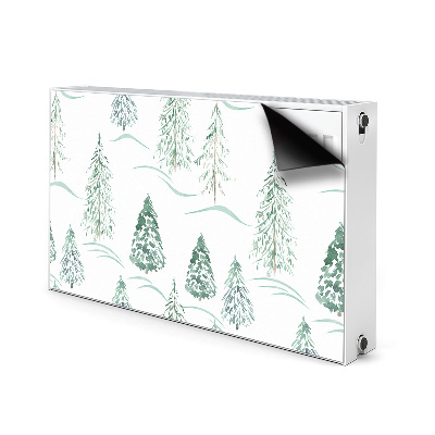 Heizkörperverkleidung magnetisch Winter weihnachtsbaum