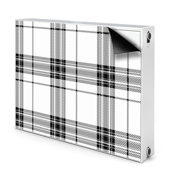 Heizkörperverkleidung magnetisch Plaidmuster