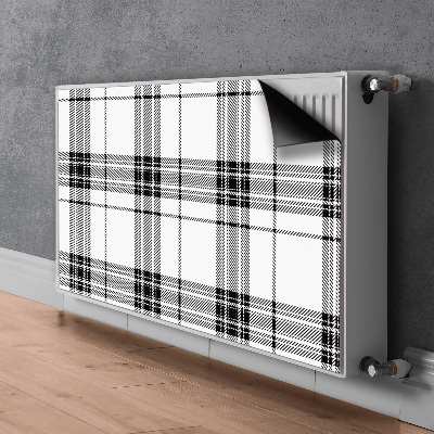 Heizkörperverkleidung magnetisch Plaidmuster
