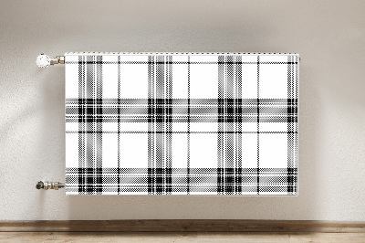 Heizkörperverkleidung magnetisch Plaidmuster
