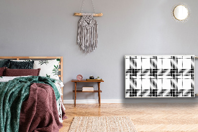 Heizkörperverkleidung magnetisch Plaidmuster