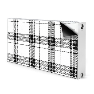 Heizkörperverkleidung magnetisch Plaidmuster