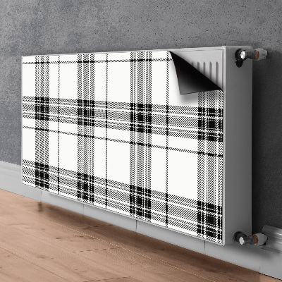 Heizkörperverkleidung magnetisch Plaidmuster