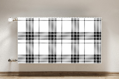 Heizkörperverkleidung magnetisch Plaidmuster