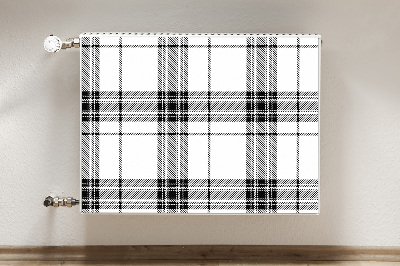 Heizkörperverkleidung magnetisch Plaidmuster