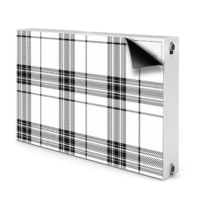 Heizkörperverkleidung magnetisch Plaidmuster
